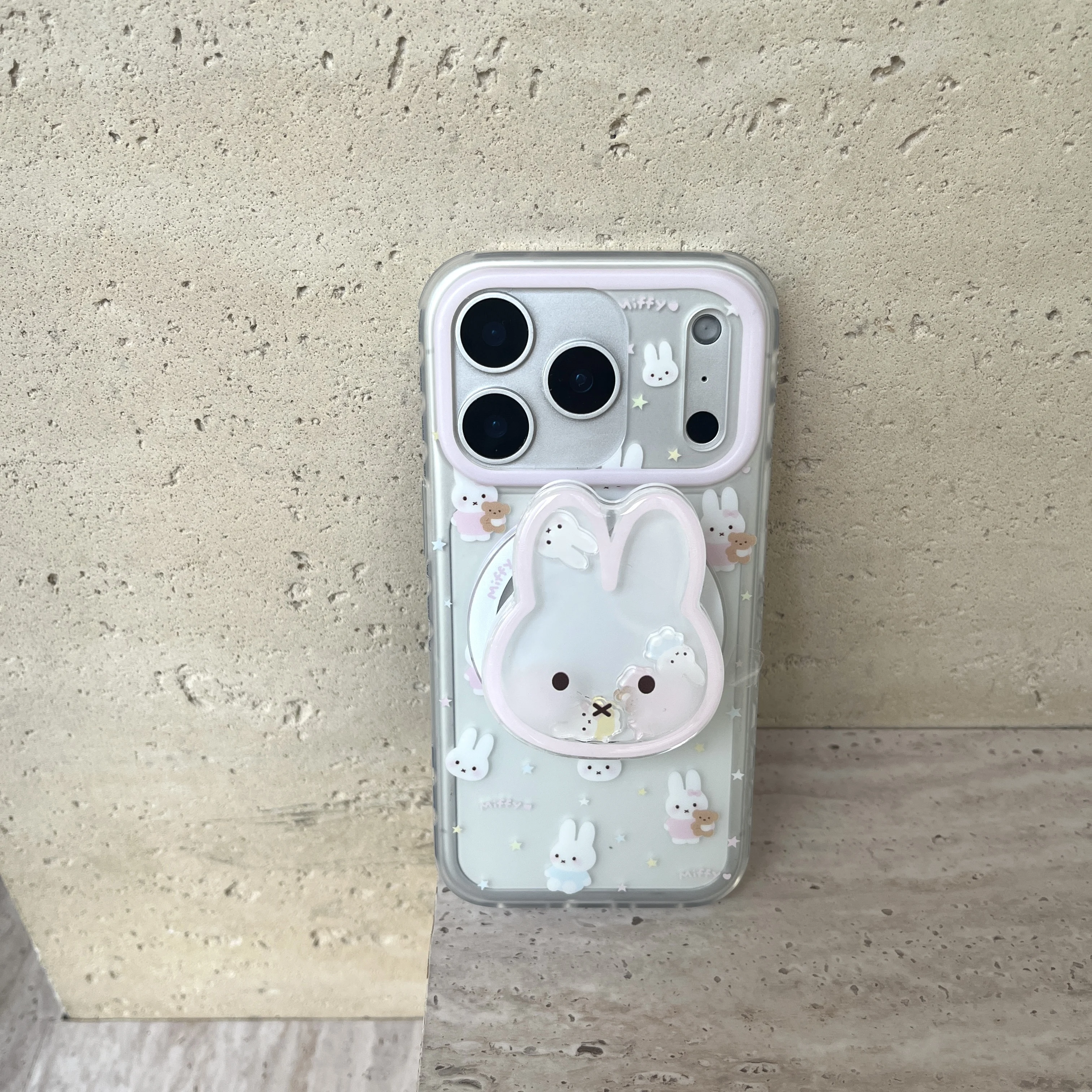 Funny Cartoon Shake Miffy Magnetic Magsafe Wireless Charge Phone Case For iPhone 17 16 15 14 13 Pro Max Miffy Magnetic Cover 4