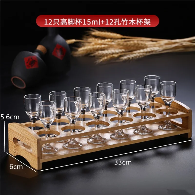 NIMOA Bois Verre À Vin - Coupe À La Main Avec La Texture