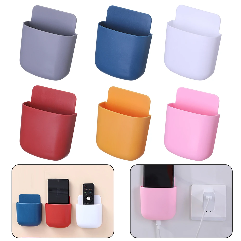 

2pcs Wall Mounted Remote Control Holder Organizer Storage Box Plug Stand Holder Air Conditioner Remote Holder Storage Organizer