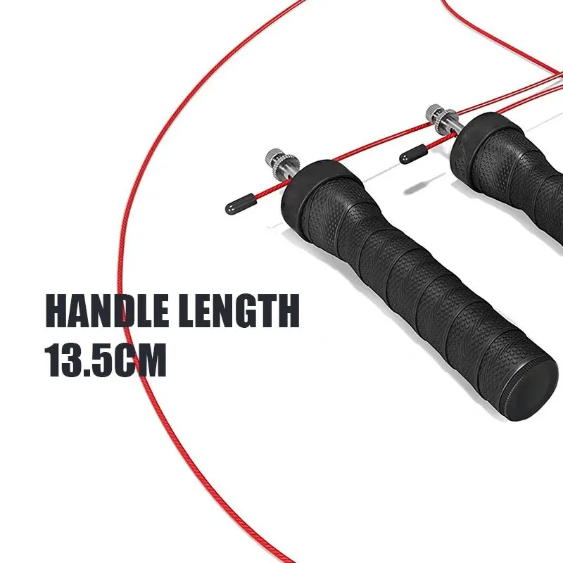 Anti Slip And Sweat Absorbing Jump Rope With Weight Bearing And Anti Loosening Design PVC Steel Wire Jump Rope jump rope