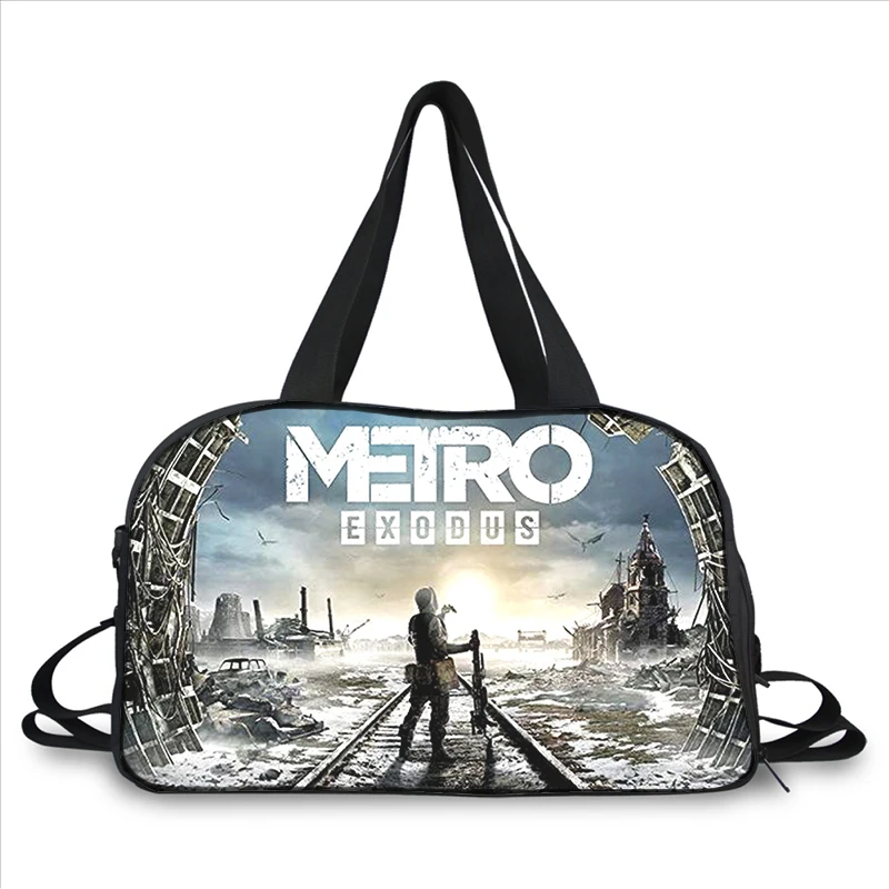 

Metro Redux game 3D printing fashion trend portable large capacity multi-function messenger bag travel bag