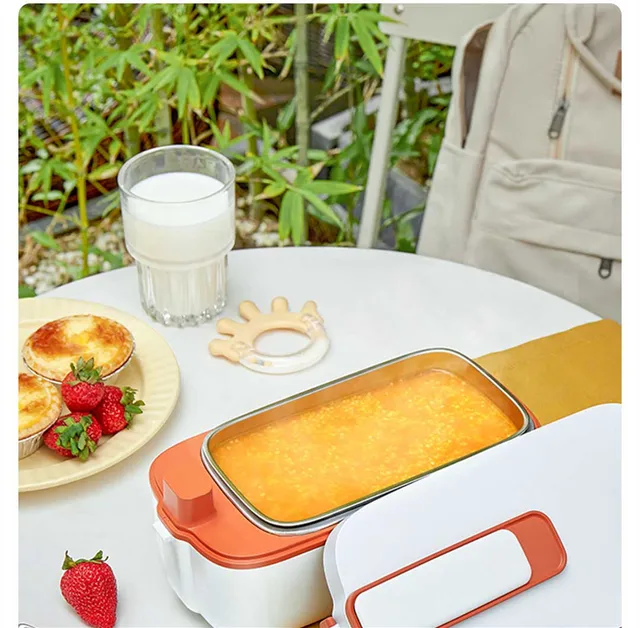 Youpin LIFE ELEMENT Electric Heating Lunch Box Wireless Portable  Rechargeable Lunch Box 1L 2200mAh Food Insulation