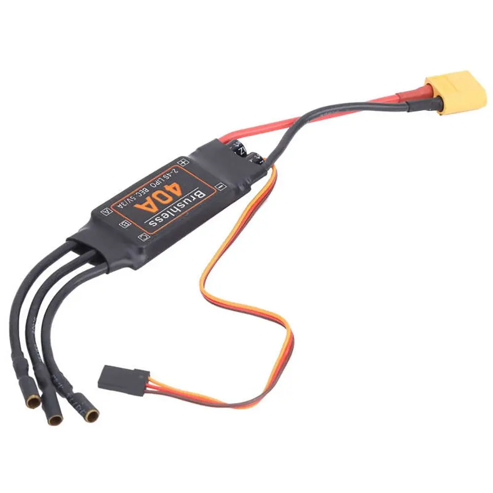 

Durable 5V/3A for RC Drone Airplanes Remote Toy Spare Parts Brushless ESC Speed Controller XT60 Plug BEC Output