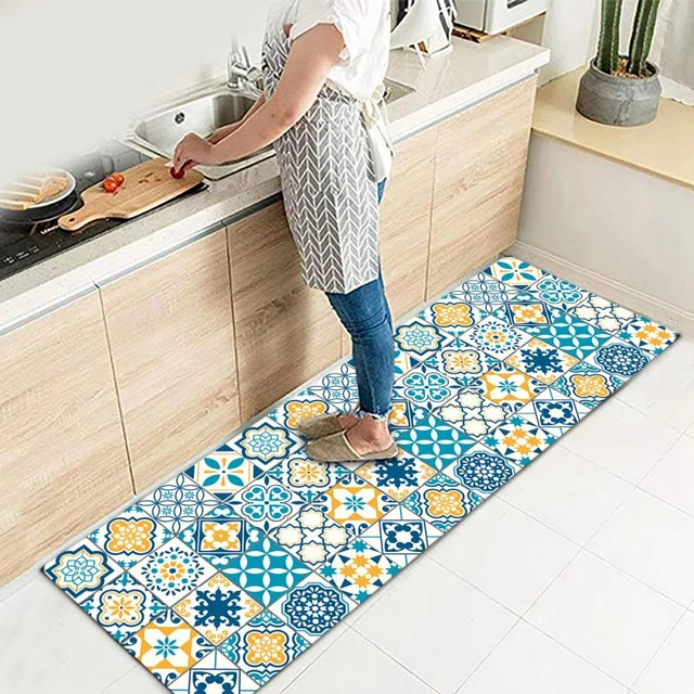 Alfombra de cocina para entrada de casa, felpudo para pasillo, habitación,  cocina - AliExpress