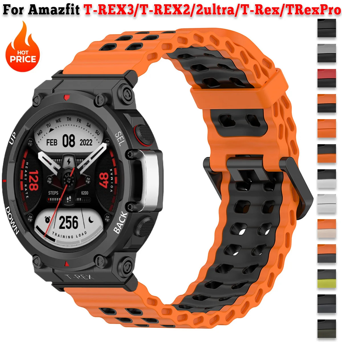 Ocean Band Sports Silicone Strap Bracelet