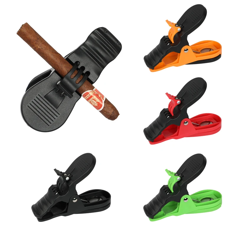 1PC Golf Cigar Holder Accessories Golf Portable Plastic Cigar Holder Multifunctional Double Cigar Holder Golf Supplies 5