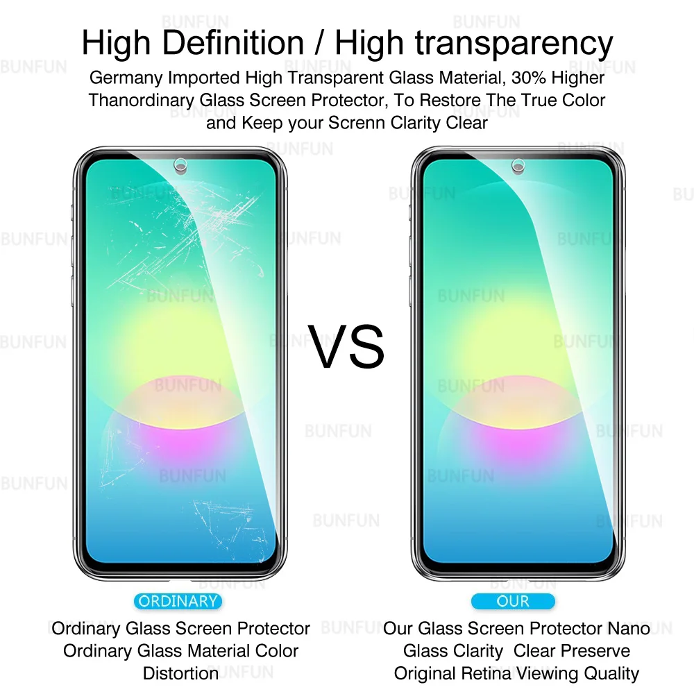 Crystal Clear Tempered Glass Screen Protector – Premium Phone Film