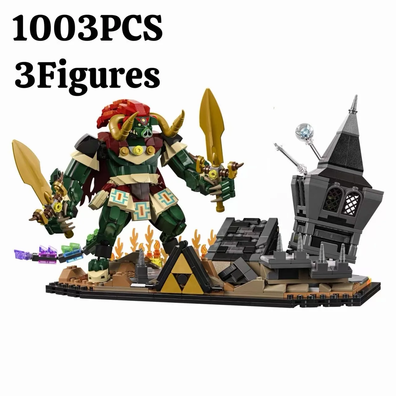 2026 New 77093 The Final Battle Building Set Game Model Technology Brick DIY Castle Toy For Construstion Holiday Gifts