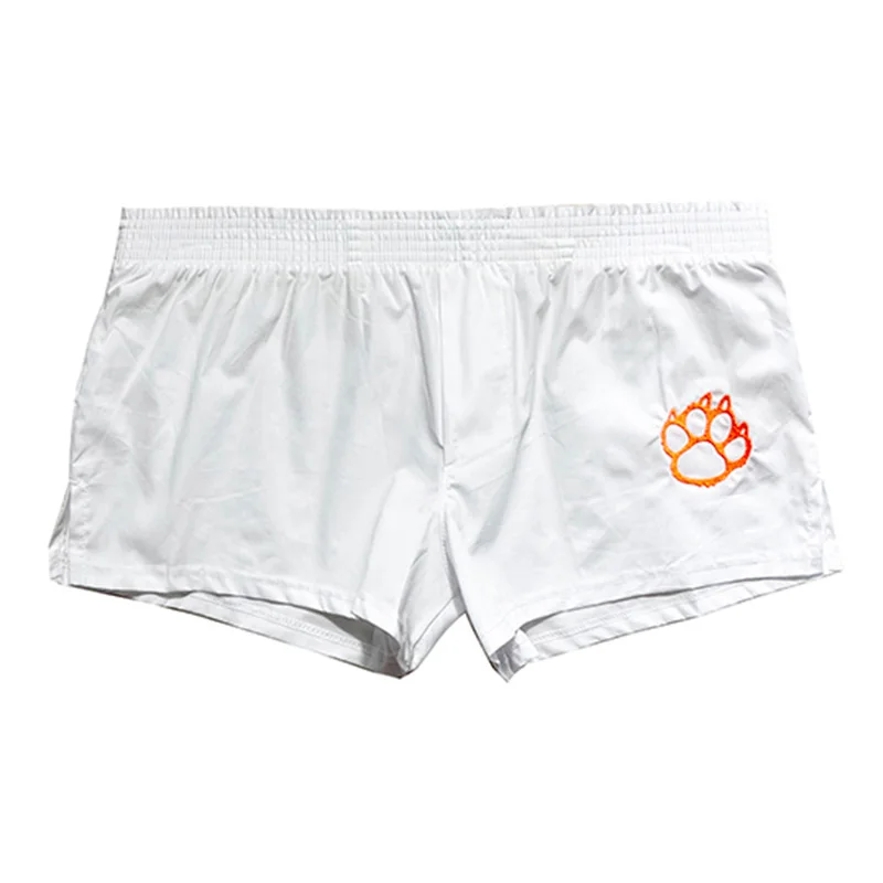 2PCS/LOT Men's Bear Paw Claw Cotton Arrow Pants, Plus Size Loose Panties, Male Boxers Home Shorts, Casual Underwear L XL XXL 3XL 2