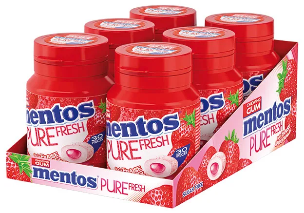 Pure fresh strawberry Mentos 6 boxes| | - AliExpress