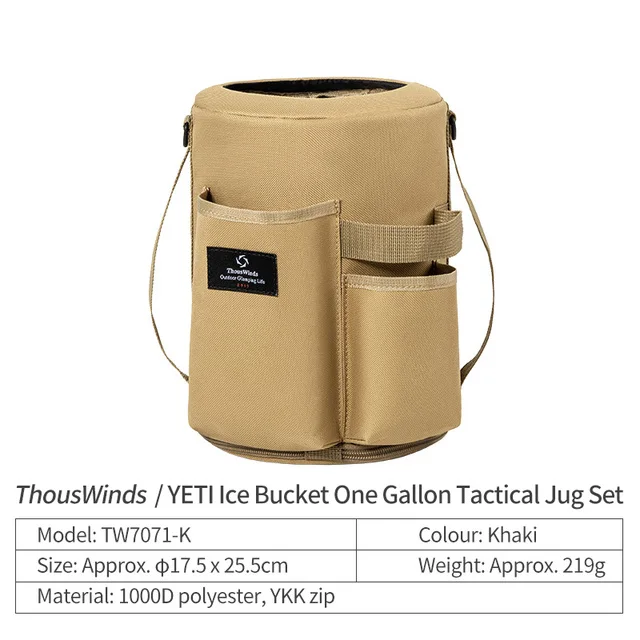 ThousWinds Tactical Water Jug Cover For YETI Half & One Gallon