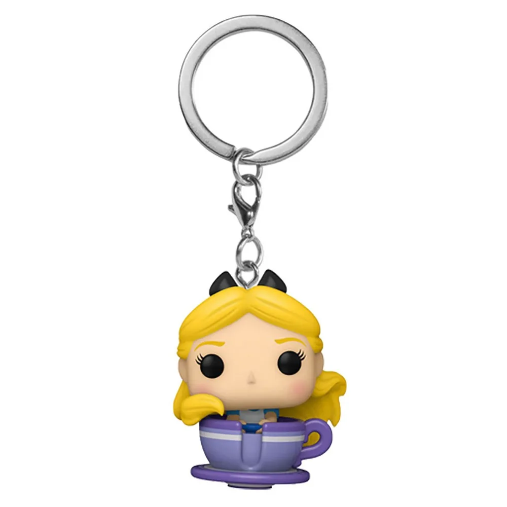 FUNKO Pocket Alice's Adventures In Wonderland Keychain Doll Alice Cheshire Cat Backpack Pendant Collection Holiday Gift Keychain 6
