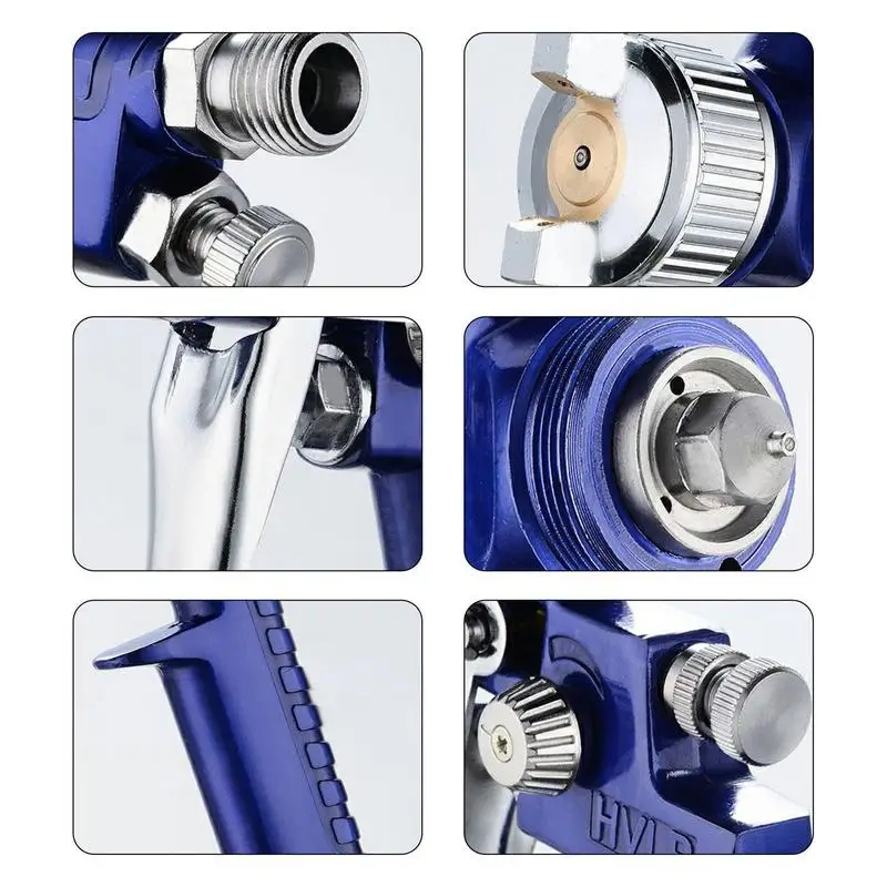 Car Paint Tool Pneumatic Airbrush Sprayer Professional Alloy Painting Atomizer Tool Automotive Paint Sprayer For Car Furniture