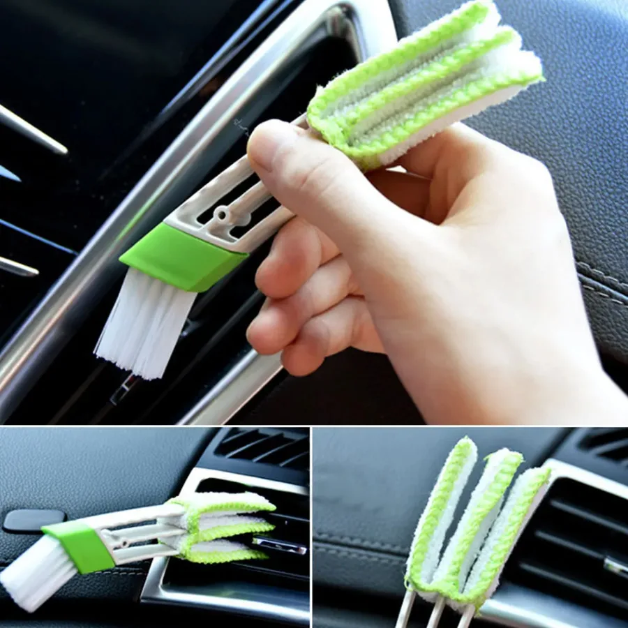 

Car Cleaning Brush Air Conditioner Vent Slit Cleaning Brush Dashboard Detailing Blinds Keyboard Dust Cleane Car Auto Acesssories