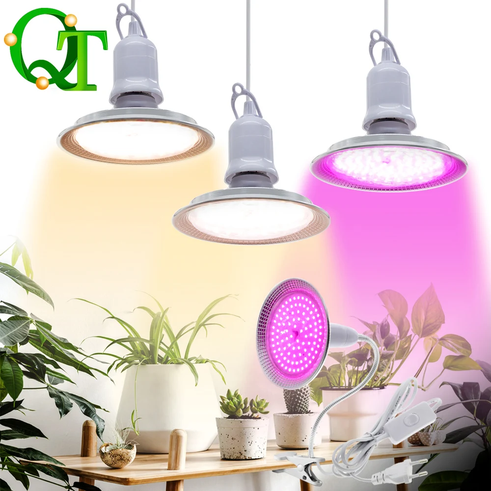 18W UFO Growth Bulb E27 Solar/Purple/4000K EU Plug Suitable For Indoor Shopping Malls, Restaurants, Libraries, Plant Lighting