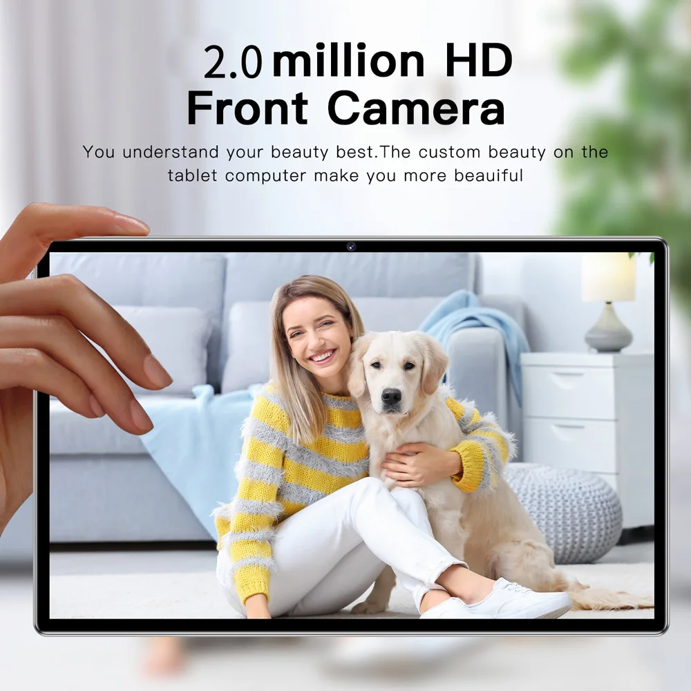 Global Version 10. inch Octa core Tablet with 4GB RAM, 64GB ROM, IPS1280 * 800 Large Screen, supports Google Android 11, 5000mAh 3