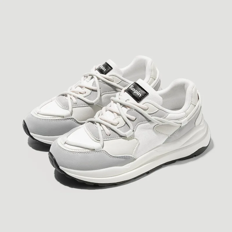 

TOPHQWS Casual Women Sneakers Fashion Breathable Summer Platform Sports Shoes 2023 Lace Up Comfortable Sneakers Ladies Shoes