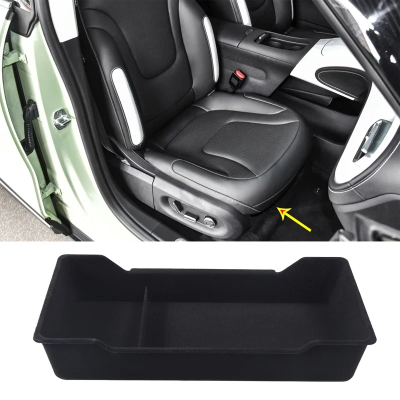

For Mercedes-Benz Smart Elf #1 HX11 2022-2023 ABS Car Seat Storage Box Mobile Key Tray Car Interior Modification Accessories