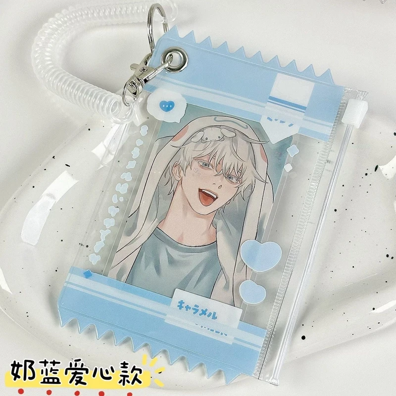 1pcs Cute Transparent Candy Bag 3 Inch Kpop Card Sleeves Holder Photocard Holder Card Films Game Cards Protector 5