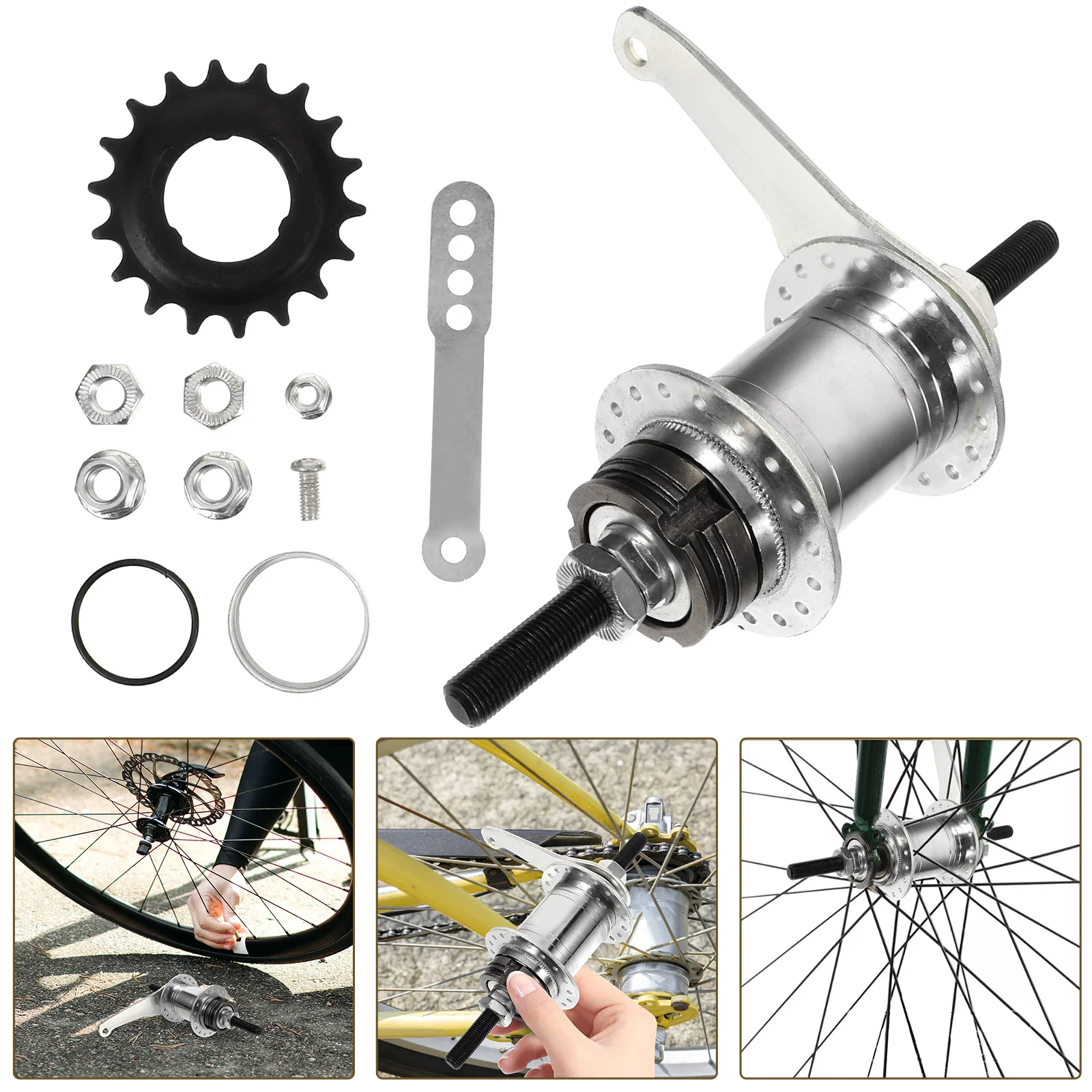 

Dead-speed Reverse Brake Hub /dead-speed Bike/mountain Hub/reverse Pedal 36 Holes Rear Back Assembly Coaster Part