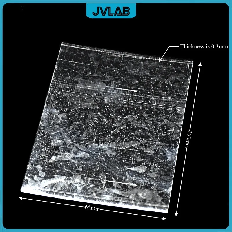 Galvanized Iron Cathode Plate Special For Hull Cell Testing Experiment Hall Groove Electroplating Plate 100*65*0.3mm 100 Sheets