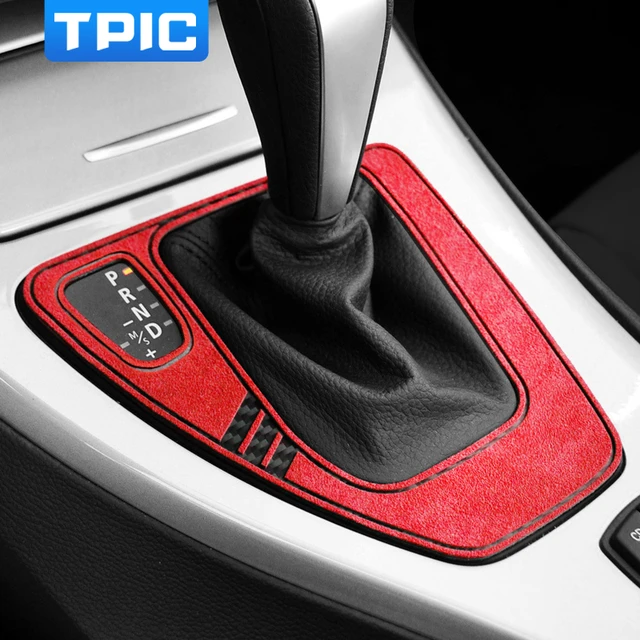 Tpic Alcantara Wrap Interior Trim For Bmw E90 320i 320d E92 E93 E81 3  Series Abs Car Gear Knob Panel Cover Sticker Accessories - Automotive  Interior Stickers - AliExpress
