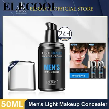 남성용 가벼운 여드름 자국, 얼굴 프라이머, 자연스러운 안색, 부드러운 Bb 크림 컨실러