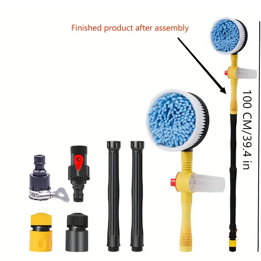 Car Wash Brush in Action