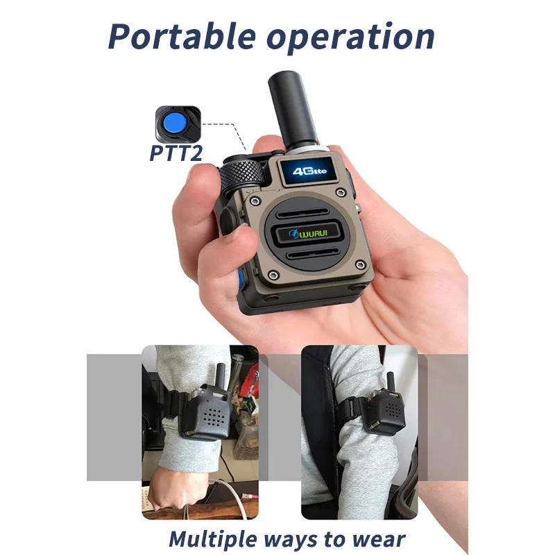 4G Wurui G6 Military walkie talkie walkie two way radio network POC Unlimited distance ham devices communicator long rang