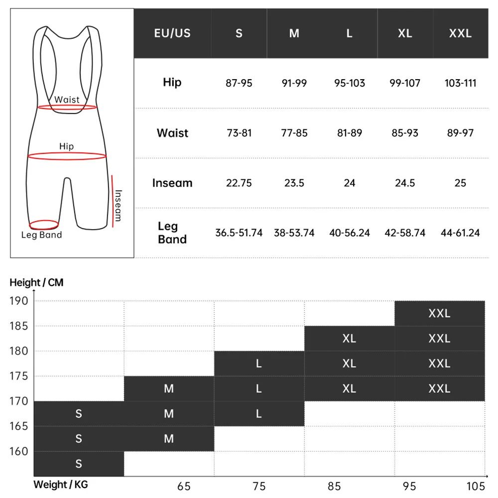 JIKEGO Cycling Shorts Men Bib Shorts Mountain Bike MTB Sponge Pad Bicycle Tights Slim Fit Riding Bibs Reflecitve