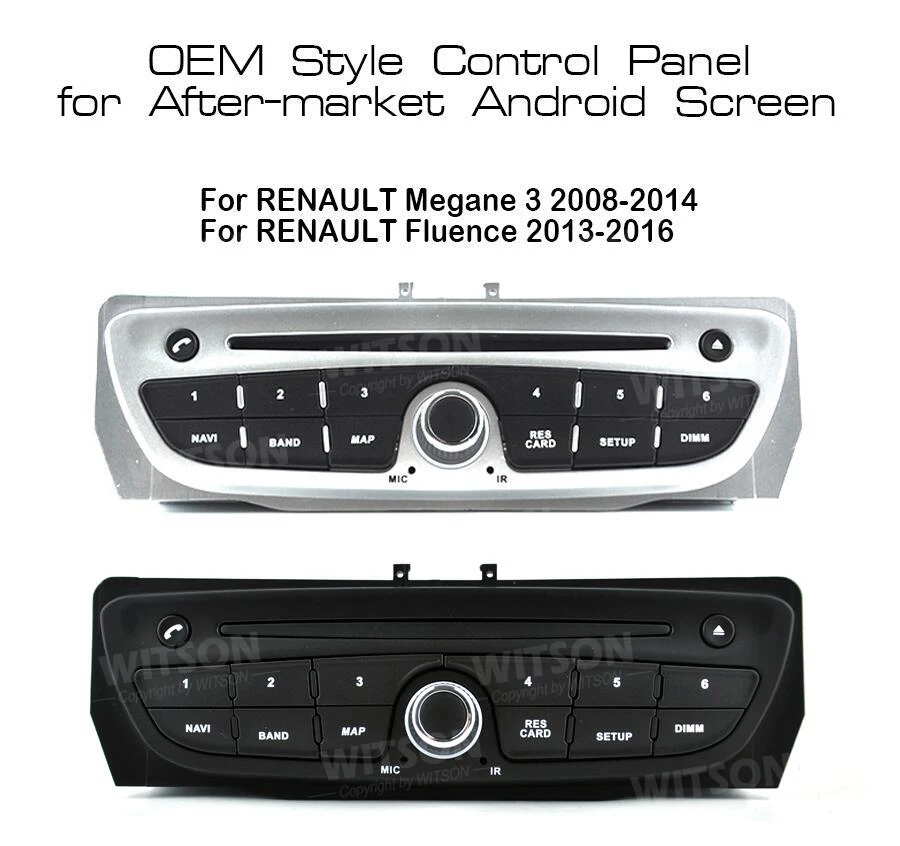 OEM Style Control Panel For RENAULT Megane 3 2008-2014 / RENAULT Fluence  2013-2016 (L-031) 