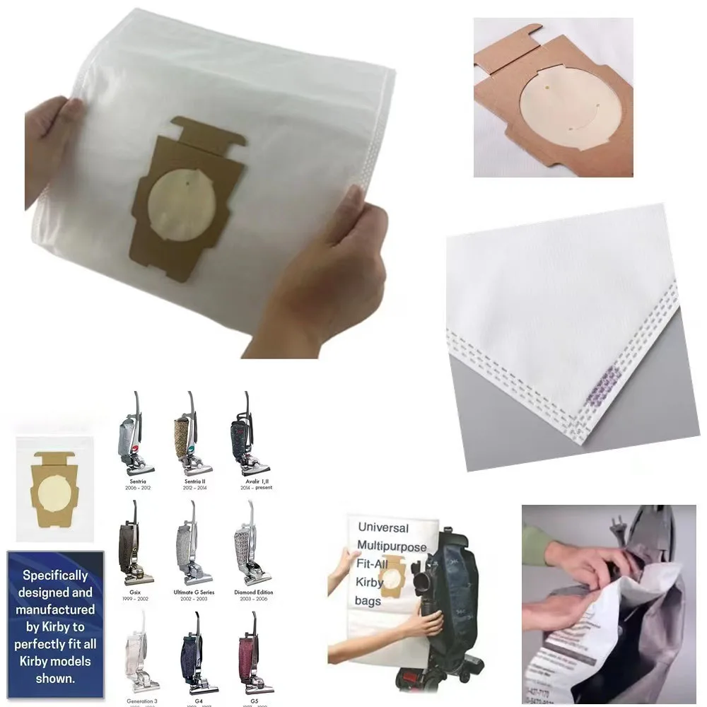 

For Kirby Sentria 204808/204811 Vacuum Cleaner Dust Bag Parts Universal F/T Series G10,G10E Dustbags for KIRBY Sentrial