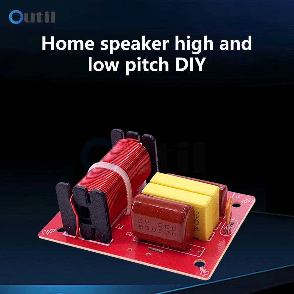 

80W 2 Way Crossover Audio Filters HiFi Speaker Stereo Crossover Dual Frequency Divider Speaker Frequency Sound Divider Board