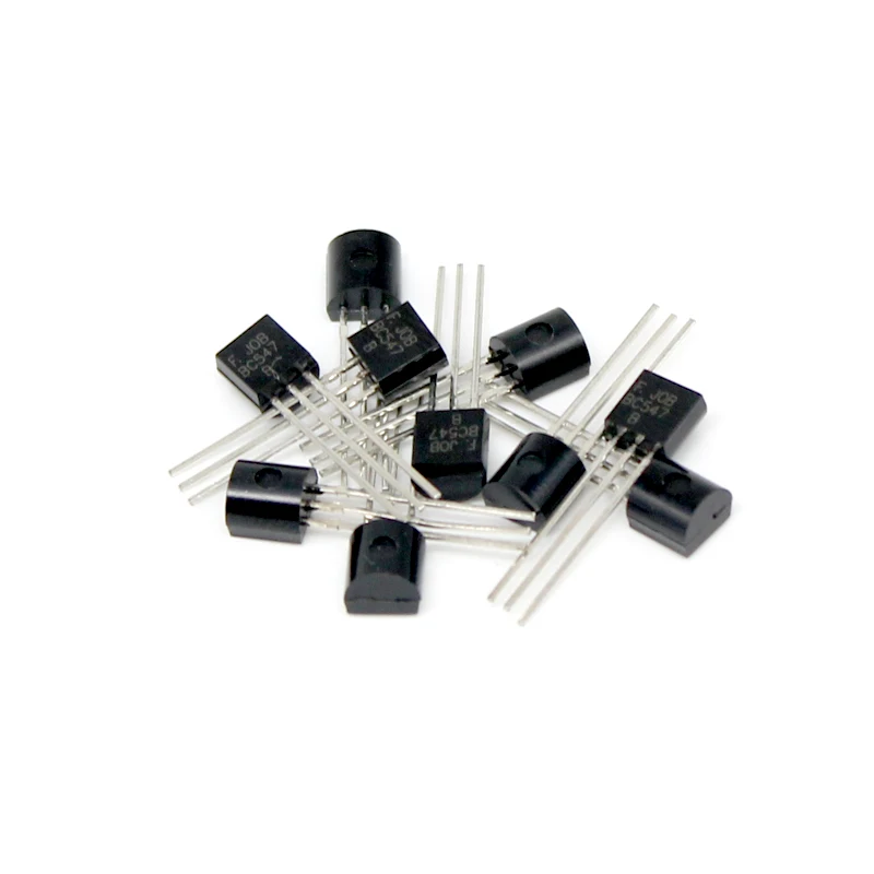 50pcs BC547 Transistor 45v 100mA Amplifier Transistors kit Silicon NPN TO-92 BJT Triode Transistor set In Stock bjt transistor transistors kit triac transistor