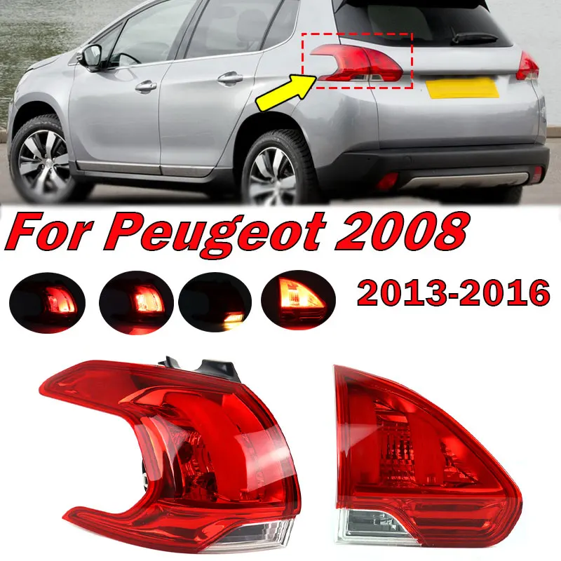 Задний сигнал для Peugeot 2008 2013 2014 2015 2016