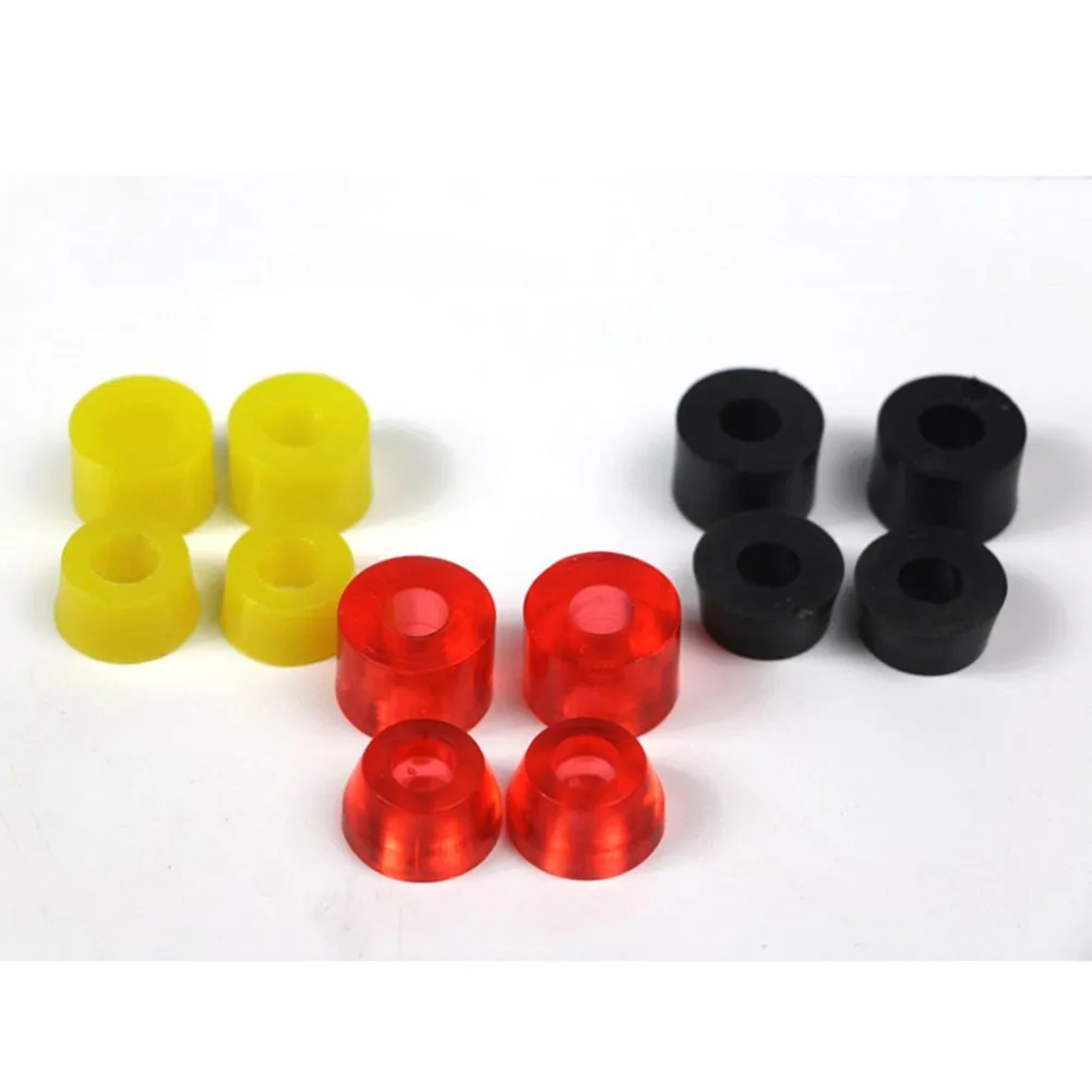 

4Pcs Skateboard Shock Absorber Pads Pivot Cups Replacement Kit For Longboards Skateboards 95A 100A 85A Hardness Skateboards Part