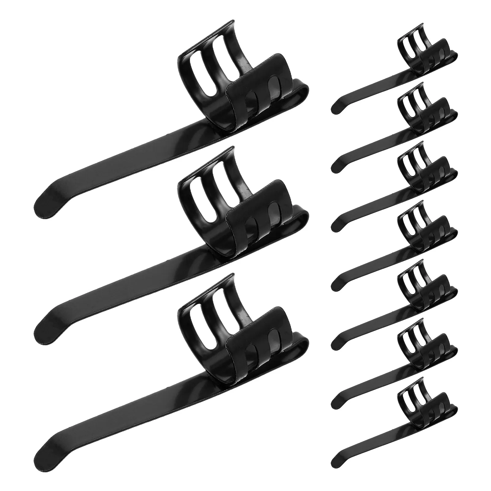 20Pcs 손전등 클립 벨트 홀더 금속 교체 포켓 버클 야외 캠핑 하이킹 토치 펜 라이트 가방에 대 한 이동식 클립