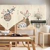 Chinese Style Short Door Curtain Kitchen Partition Noren Izakaya Cuisine Izakaya Sashimi Hanging Pennant Home Decor Drapes 3