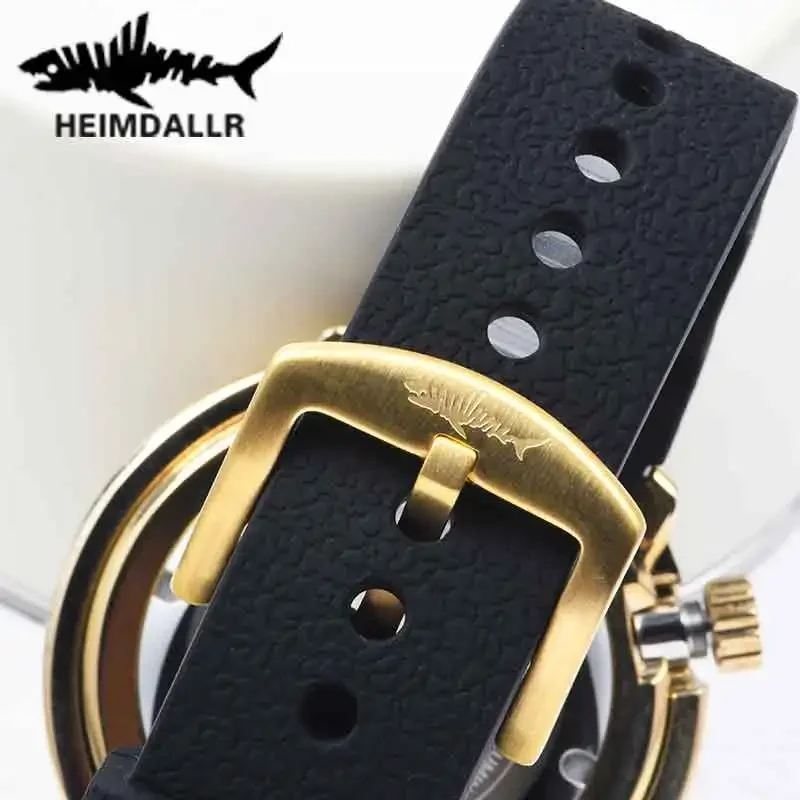Heimdallr Men's 30atm Diver Watches 47mm Bronze Tuna Case Nh35a Automatic Mechanical Wristwatch Waterproof C3 Luminous Sapphire, Alina Gadgets