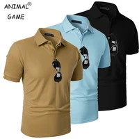 T-shirt à manches courtes pour hommes, Polo de sport, de Tennis, surdimensionné, respirant, avec boutons, évacuant l'humidité, Streetwear, nouvelle collection été 1