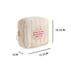 1pc Minimalist Sanitary Cotton Bag, Cream Vent, Red Bag, Zero Wallet, Cotton Fabric Makeup Bag 6