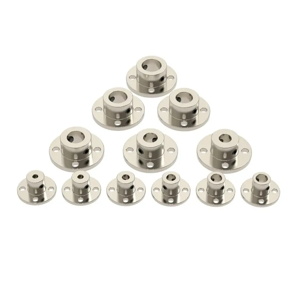 Flange coupling motor guide shaft coupling 3mm 3.17mm 4mm 5mm 6mm 6.35mm 7mm 8mm 10mm 11mm 12mm 14mm motor support connector image 5