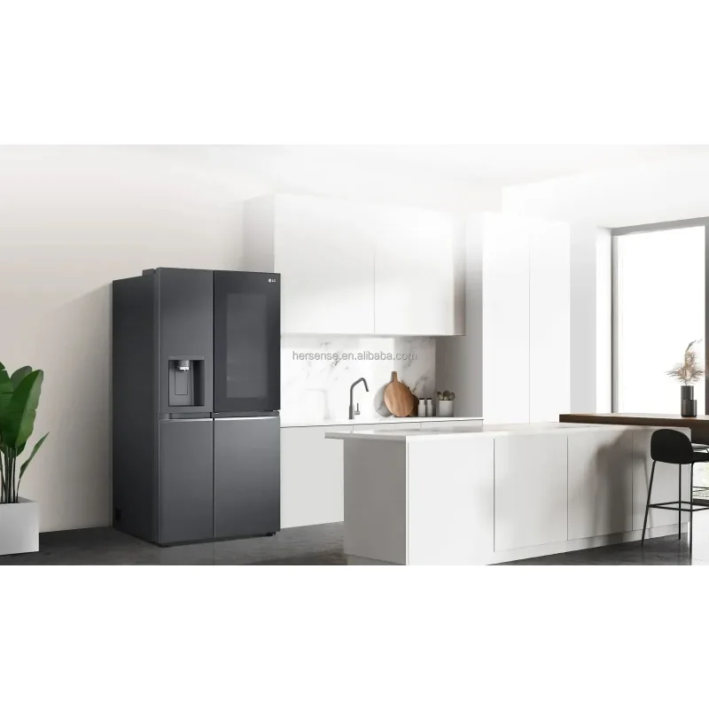 635L Premium Window Refrigerator French Door Clear Spacious Design Energy Saving Inverter Large Side-by-Side Stock - Image 4