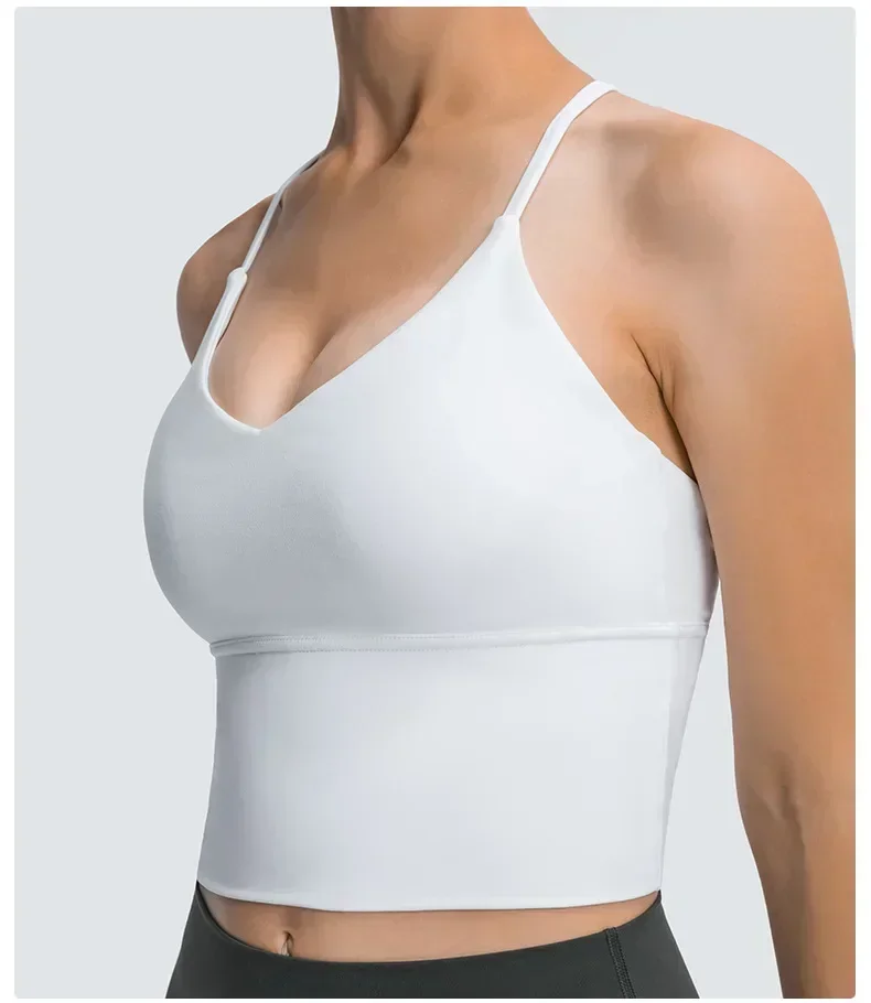 Lemon Women's Bra Sports Bra Underwear Jogging Workout Top Vest Women Clothing Without Bones Cropped Gym Fitness Yoga Tank Top