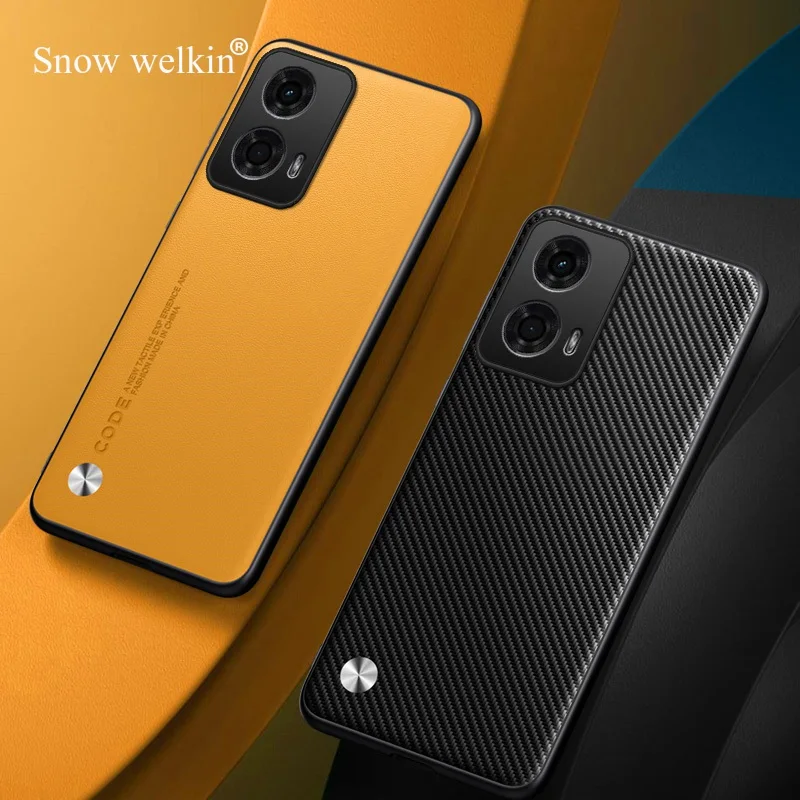 For Moto G04 G04S Luxury PU Leather Shockproof Silicone Case Cover For Motorola Moto G04 G04S 4G Back Phone Case Cover Coque 5