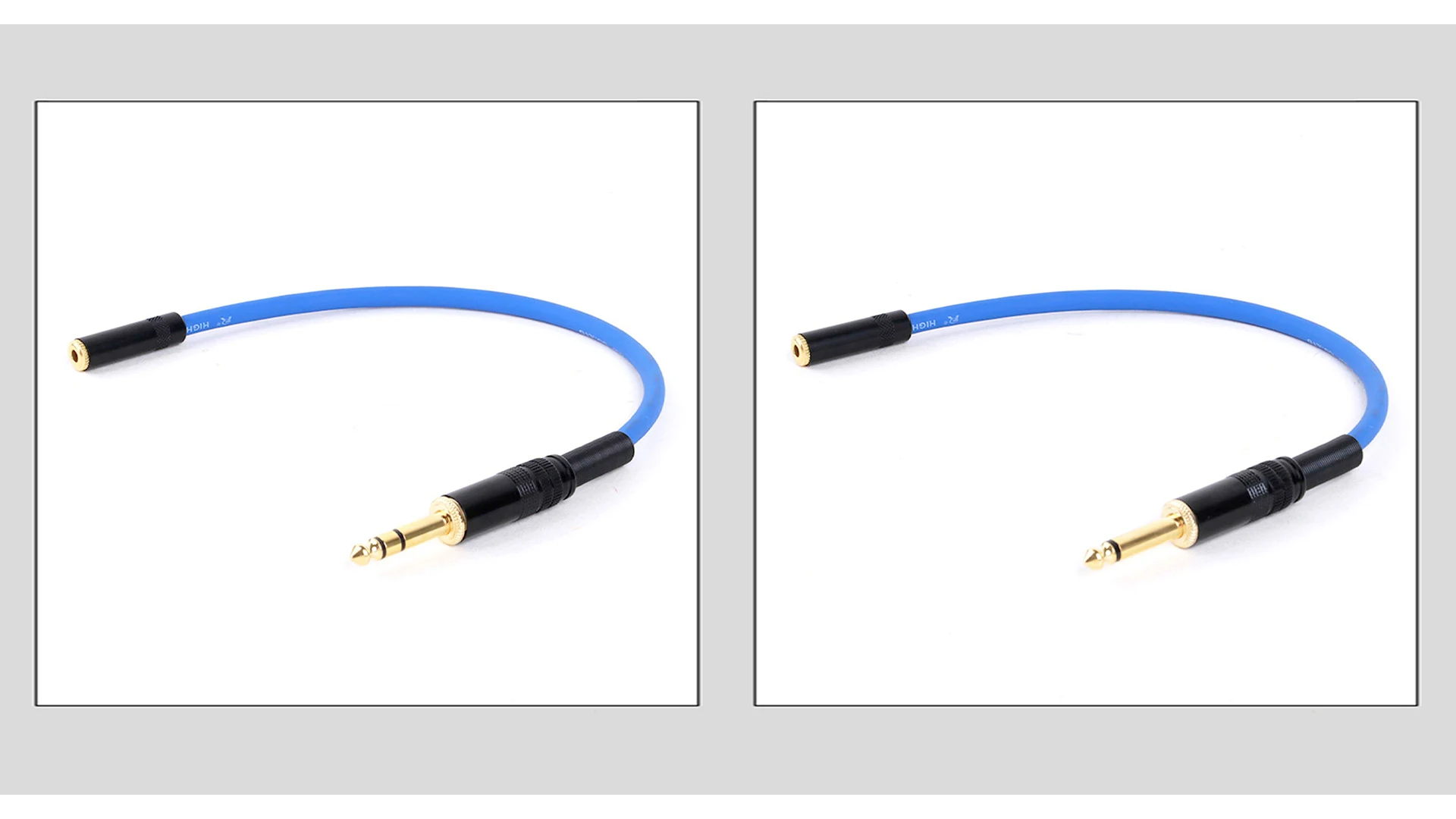 Stereo/Mono 6,35mm 1/4 "bis 3,5mm 1/8" trs Kopfhörer anschluss Adapter 3,5 Buchse auf 6,5 Stecker Aux Audio Kabel für Gitarren lautsprecher Mixer – Detail 8