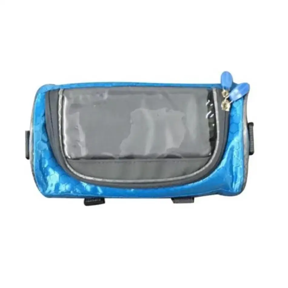 New 1 Pcs Bicycle Head Frame Holder Zipper Pack Storage Bags Waterproof Shoulder Straps Tube Pockets Window Front Cycling