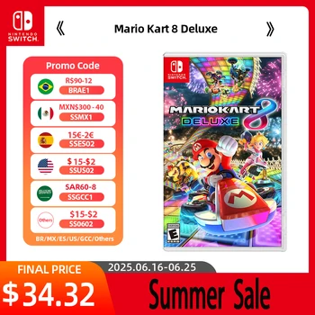Offerte di giochi per Nintendo Switch Mario Kart 8 Supporto Deluxe 13 lingue TV da tavolo portatile per console Switch OLED Lite 1
