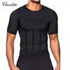Compression Slimming T-shirt Men Body Shaper Waist Trainer Fitness Vest Fat Burn Chest Slim Shirt weight loss shapewear