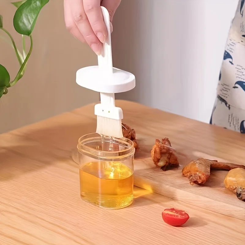 Bottle Oil Pot Brush Integrated With Kitchen Tool Dustproof